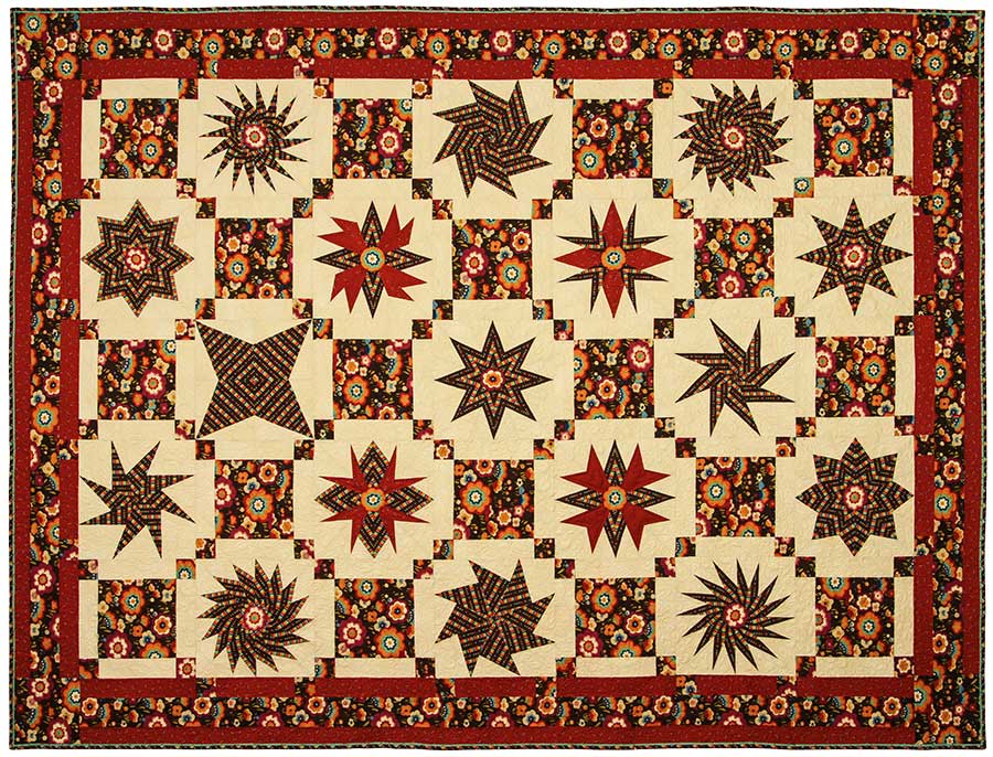 Squedge Star Sampler - Phillips Fiber Art