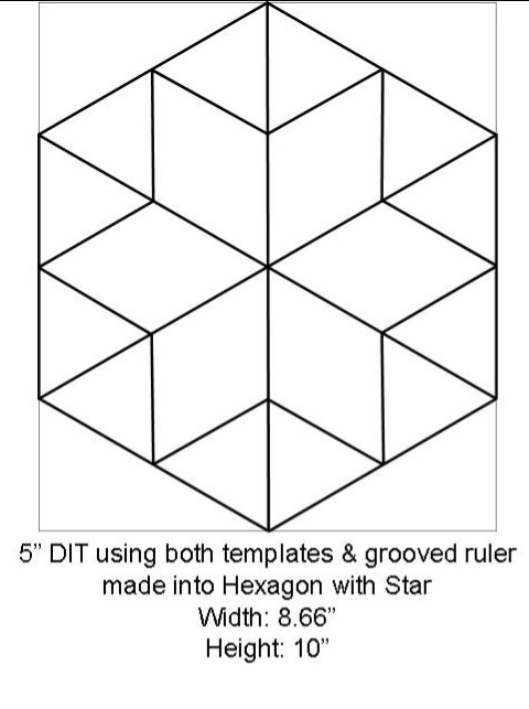 Bloc Loc Diamond in a Triangle 5 x 5