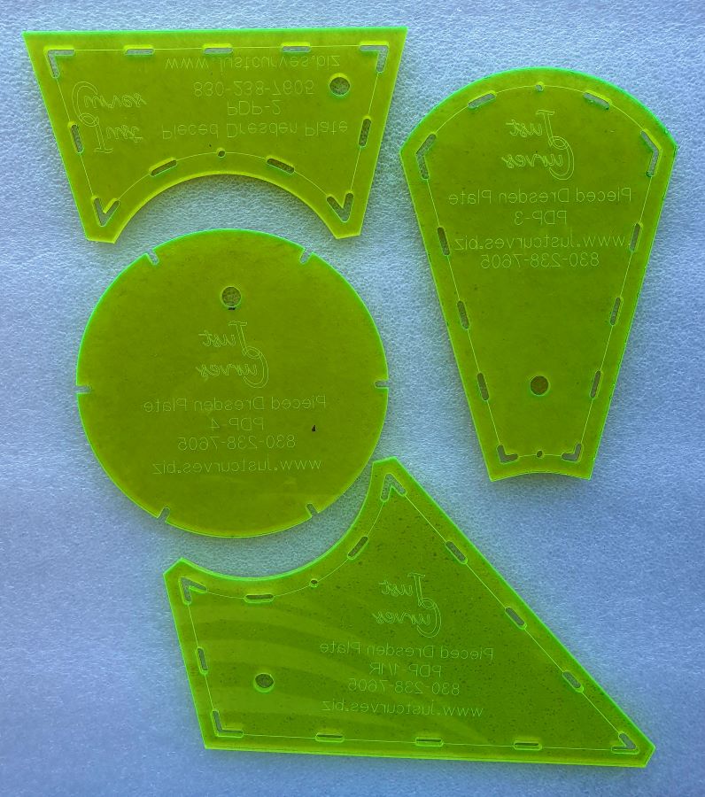 Dresden Plate by Just Curves ® 15 1/2"