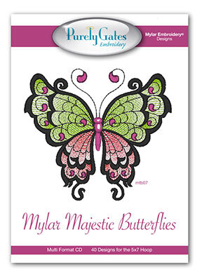 Mylar Majestic Butterflies CD - Purely Gates