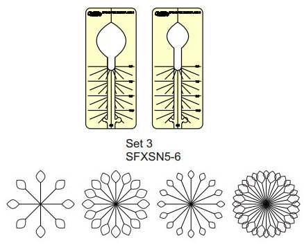 Westalee - Spin-e-fex Snowflake Set 3