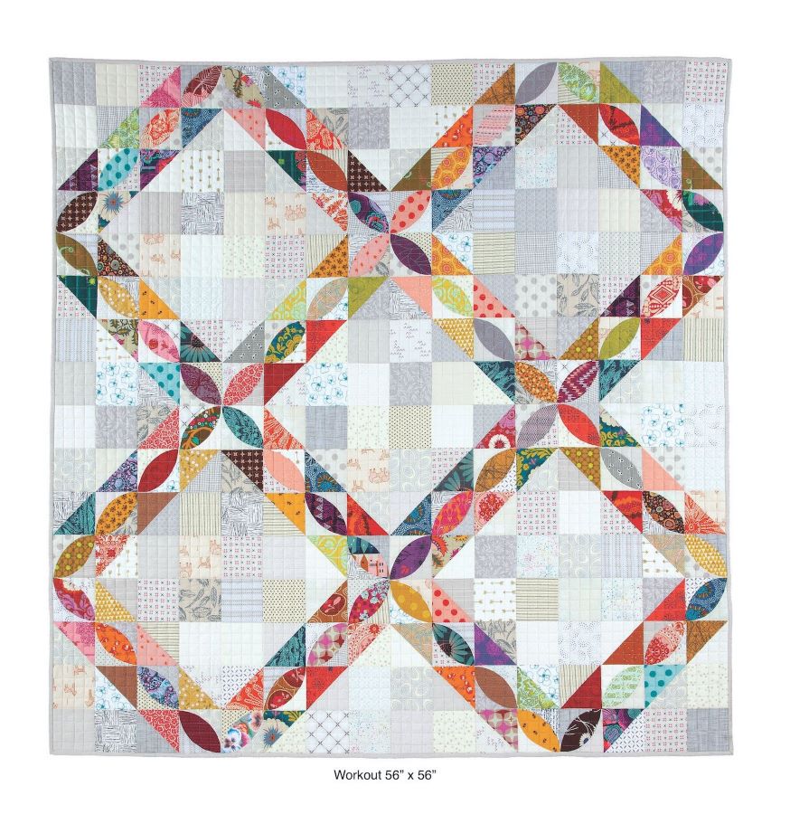 Wonderful Curves Sampler Quilt Block Book - Wonder Curve Ruler