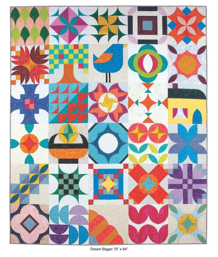 Wonderful Curves Sampler Quilt Block Book - Wonder Curve Ruler