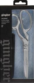 Gingher Serrated Knife Edge Dressmakers Shears 8” G-8Z