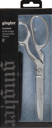 Gingher Serrated Knife Edge Dressmakers Shears 8” G-8Z