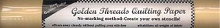 Golden Threads Quilting Paper 18"