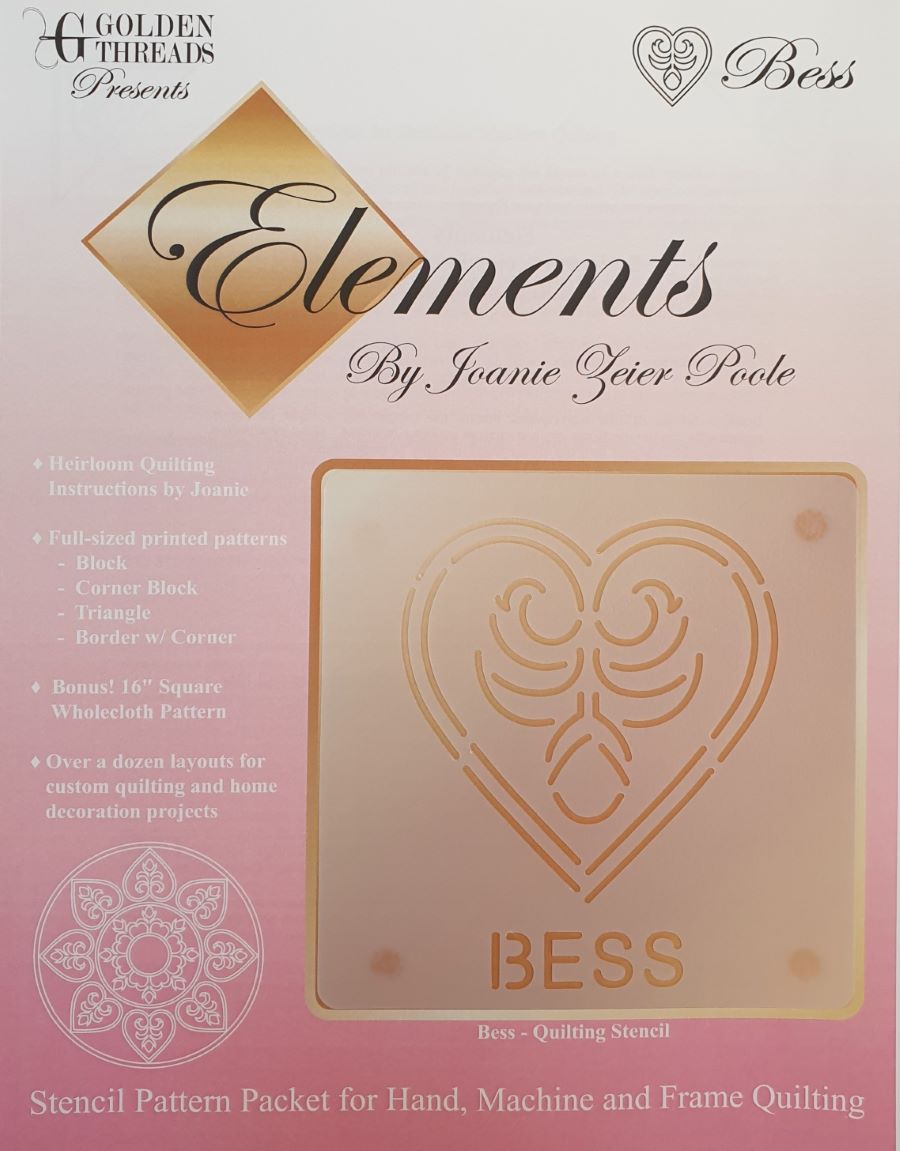 Golden Threads Elements Stencil Packs by Joanie Zeier Poole