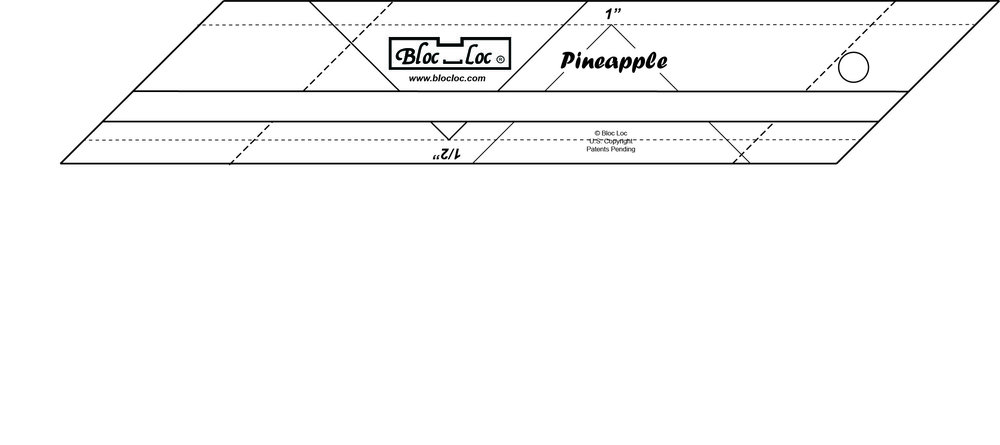 Bloc Loc Pineapple Rulers