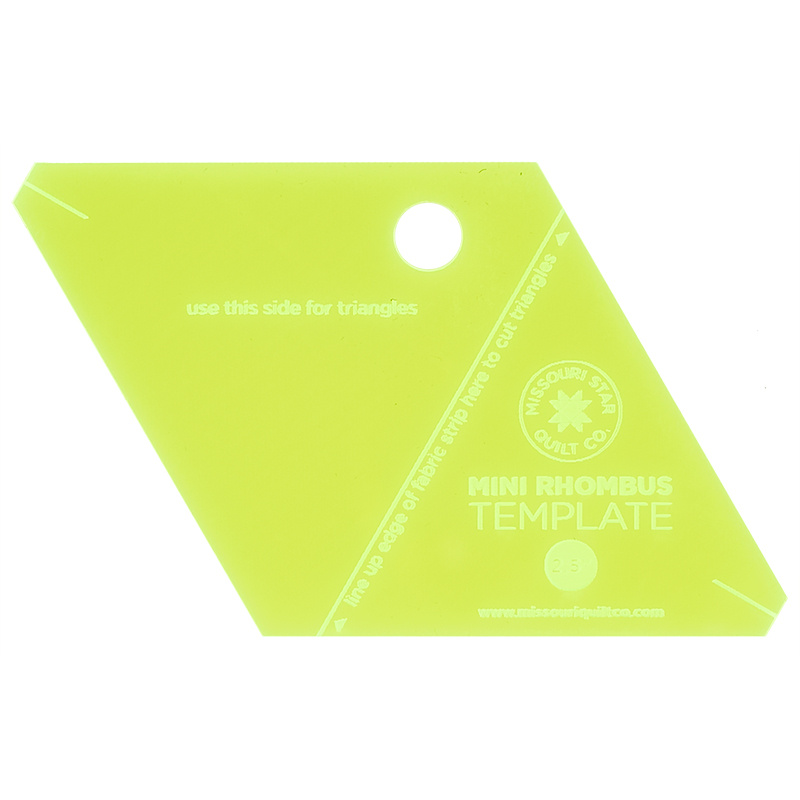 Missouri Star Mini Rhombus Template 2.5