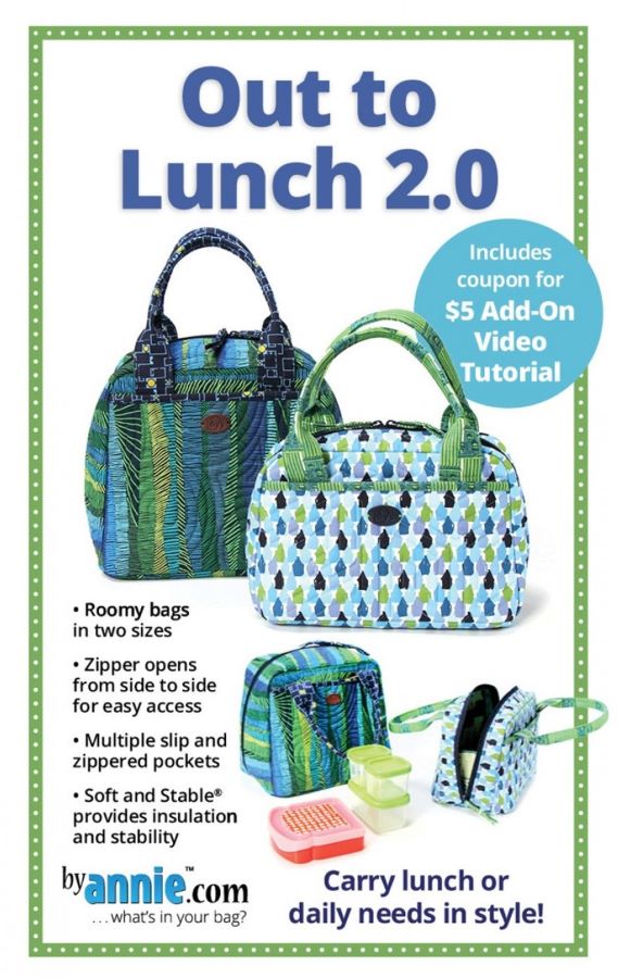 Out to Lunch 2.0 Bag Pattern - By Annie