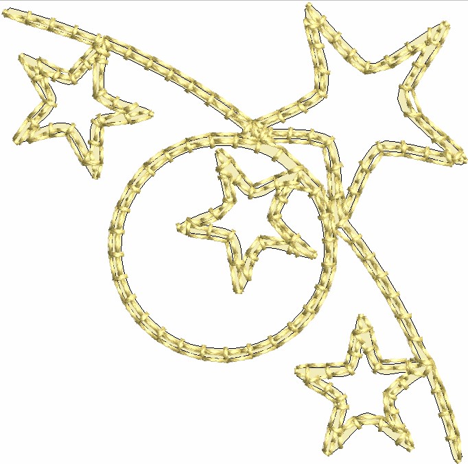 Punch with Judy > Westalee Design Starry Night 6pc Star Template Block