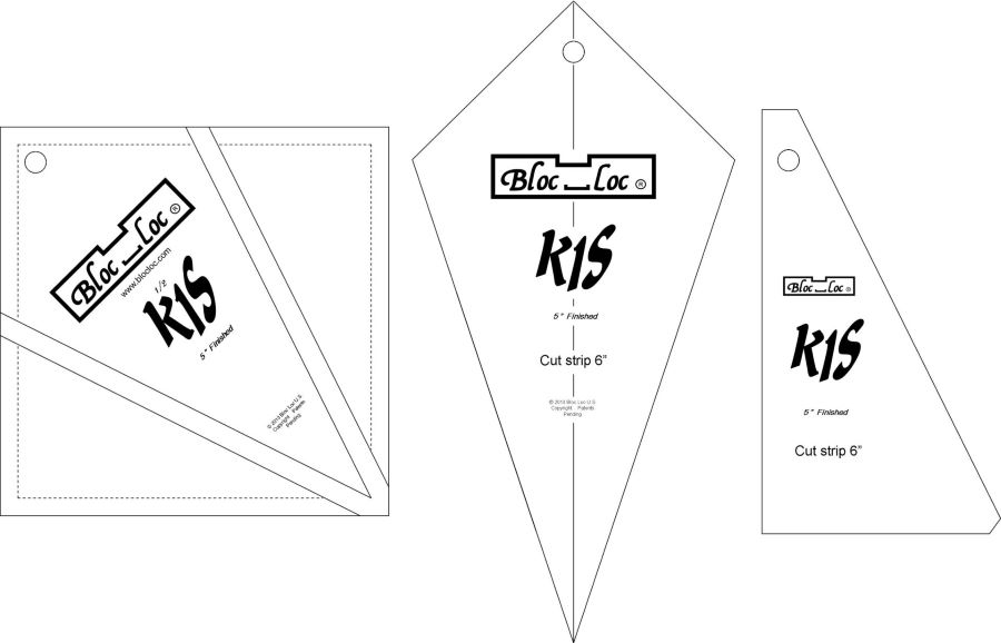 Bloc Loc Kite in a Square 5" x 5"