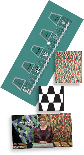 Non-Slip Tumbler Single-Strip Ruler - Creative Grids