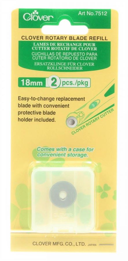 Replacement Blades 18mm by Clover 2 piece pack