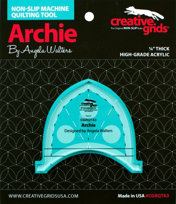 Archie Machine Quilting Tool by Angela Walters - Creative Grids