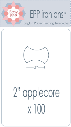 2" Applecore 100/pkt EPP Iron Ons by Hugs 'n Kisses