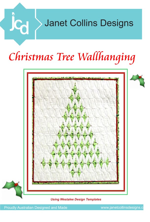 Christmas Tree Wallhanging by Janet Collins