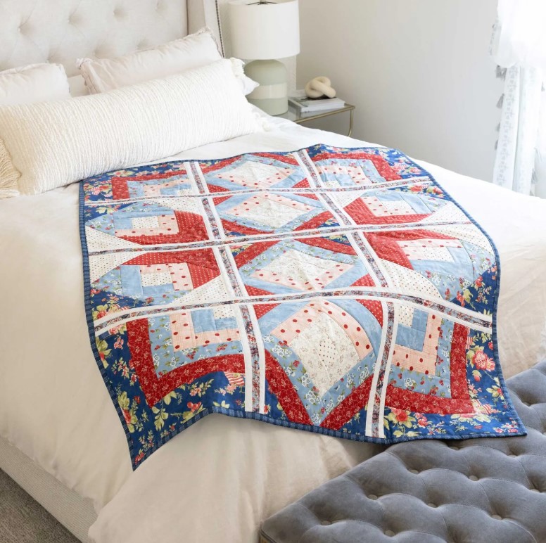 Quilt As You Go Pre-Printed Batting - Mix & Match 12 Block Quilt Kit - June Tailor