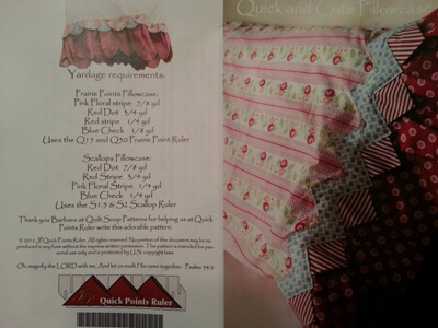 Quick and Cute Pillowcase Pattern - Quick Points Ruler