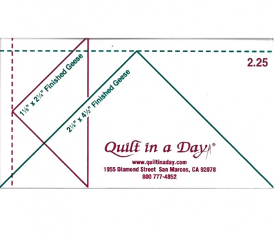 Flying Geese Ruler by Quilt in a Day - 2.25