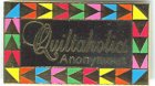 Quiltaholics Pin - Black