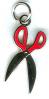Scissors Charm 
