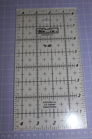 Bloc Loc 4.5"x 8.5" Slip Not Right Hand Ruler 