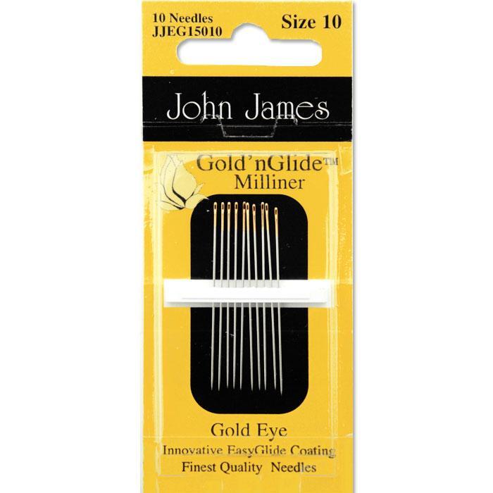 Gold’n Glide Milliners Needles - John James Needles