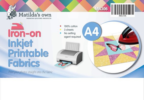 Iron-On Inkjet Printable Fabrics by Matilda's Own