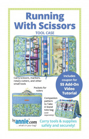 Running with Scissors Tool Case Bag Pattern - By Annie