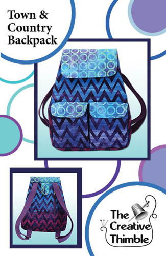 Town & Country Backpack Bag Pattern - The Creative Thimble