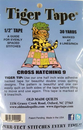 Tiger Tape™ ½”" - Cross Hatching - 9 lines per inch 30yd roll 