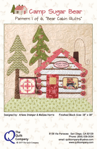 Camp Sugar Bear Quilt Pattern - Bear Cabin Quilts