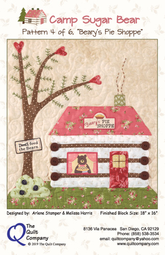 Camp Sugar Bear Quilt Pattern - Beary's Pie Shoppe