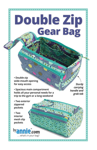 Double Zip Gear Bag Pattern - By Annie