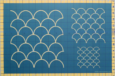 Full Line Stencils - Clamshells 3 x #30566