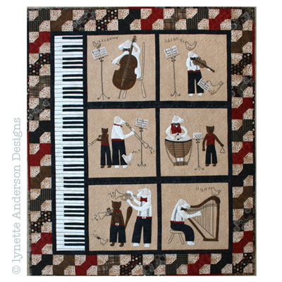 H&F Wagtime Quilt Set - all 7 Month Patterns - Lynette Anderson Designs