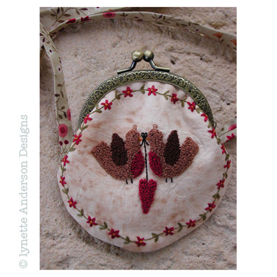 Lovebird Purse - Punchneedle Pattern