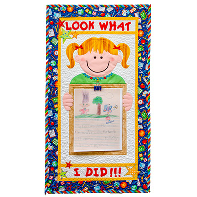 Look What I Did Wallhanging Pattern - Pieceful Designs