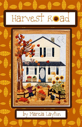 Harvest Road Machine Applique Wall Hanging Pattern by Marcia Layton
