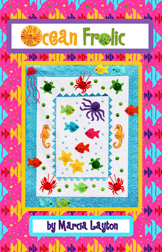 Ocean Frolic Quilt Pattern by Marcia Layton 