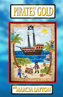 Pirates’ Gold Wall Hanging Pattern by Marcia Layton