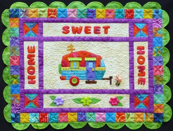 Home Sweet Home (Away From Home) Appliqué Wall Hanging Pattern