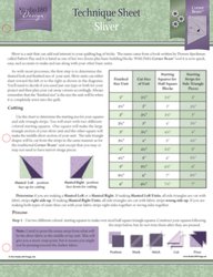 Sliver - Technique Sheet - by Deb Tucker
