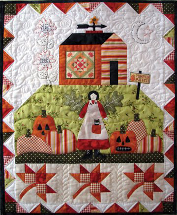 Angel's Pumpkin Patch Wall Hanging and Accessory Kit - The Quilt Company