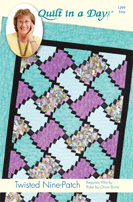 Twisted Nine-Patch Quilt Pattern - Quilt in a Day