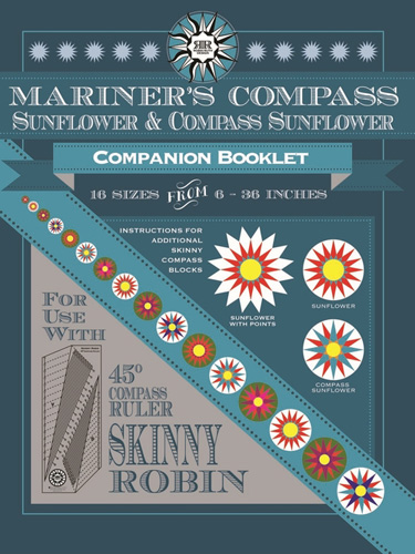 Skinny Robin Compass Companion Booklet - Sunflower and Compass Sunflower