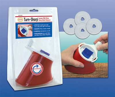 Turn-Sharp Rotary Blade Sharpener