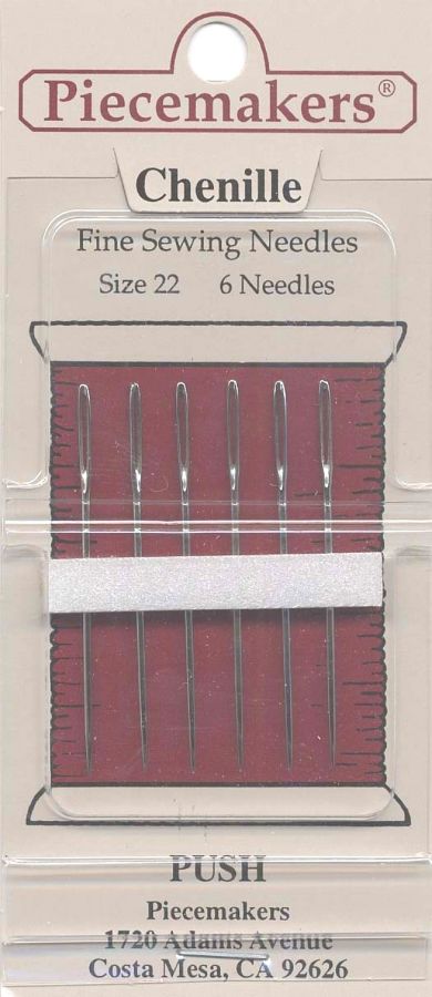 Chenille #22 Needles - Piecemakers