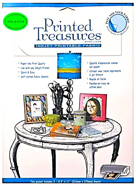 Printed Treasures™ Peel & Stick - 3 sheets per pack